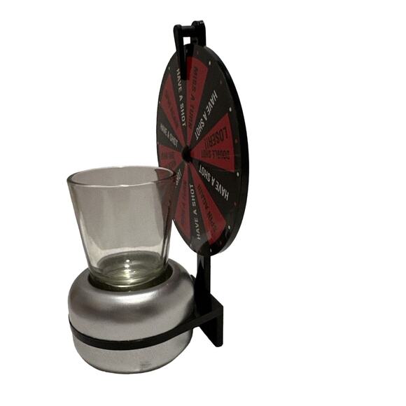 Funville Wheel‎ of Shots Drinking Game Party Fun Spin The Wheel Shot Glass - Picture 7 of 9